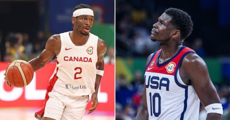 Team USA vs Canada - 2023 FIBA World Cup (Credits - NBA.com and Inquirer Sports)