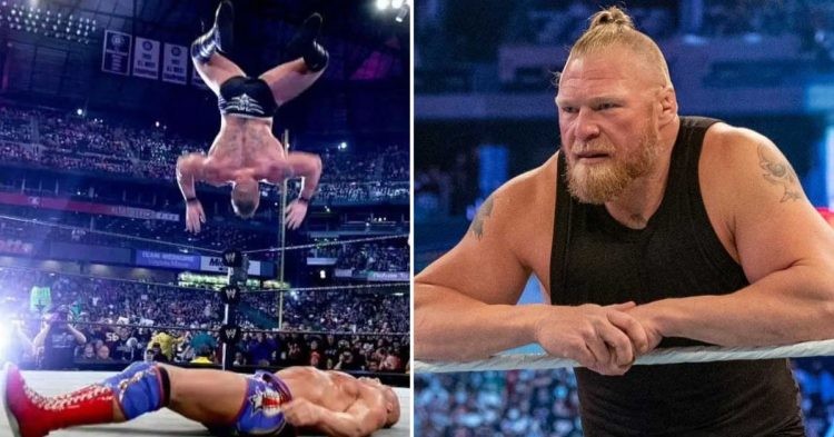 Brock Lesnar once risked his life to create a WrestleMania moment