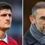Harry Maguire and Martin Keown