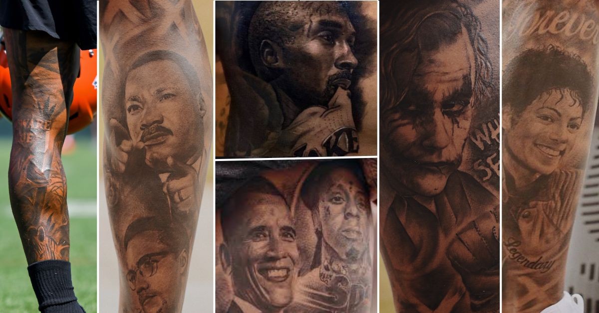 Beckham's tattoos (Credit: People)