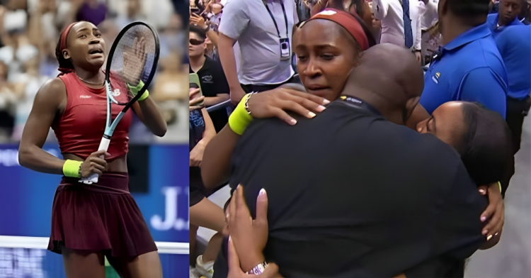 Coco Gauff emotional after her historic US Open win
