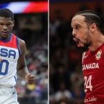 Anthony Edwards for USA and Dillon Brooks for Canada (Credit- Ethan Miller Getty Images and Getty Images)