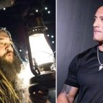 Bray Wyatt (left) The Rock (right)