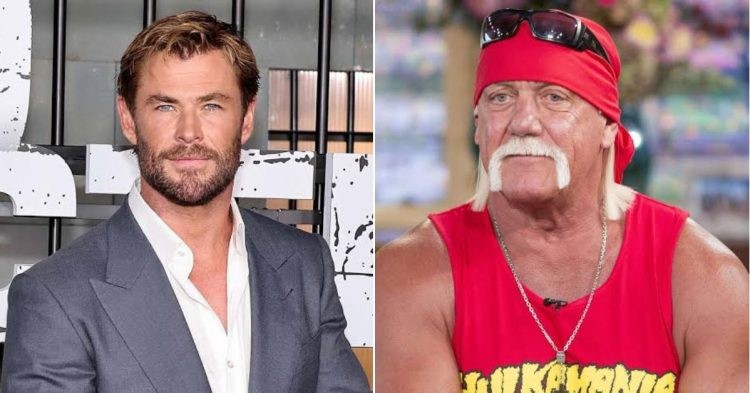 Chris Hemsworth (left) and Hulk Hogan (right)