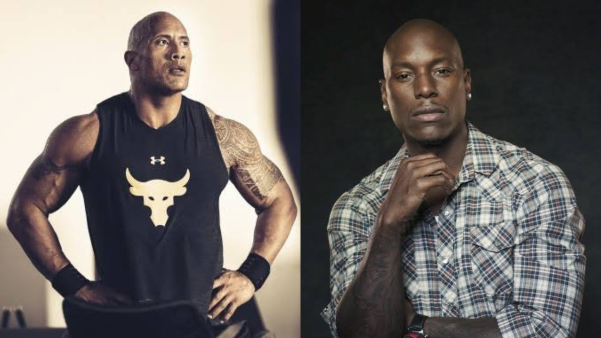 The Rock and Tyrese Gibson 