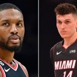 Damian Lillard (Portland Trail Blazers) and Tyler Herro (Miami Heat) - (Credits - NBA.com)