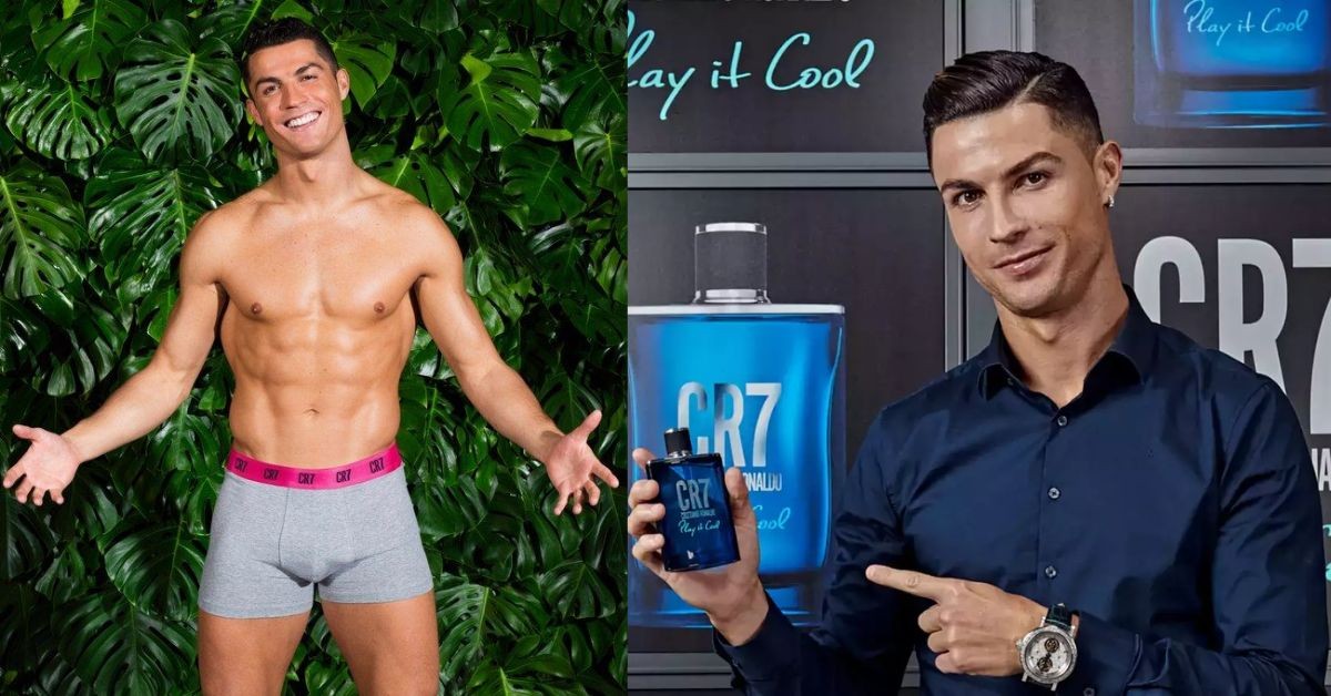 Cristiano Ronaldo has his fragrance and underwear brands