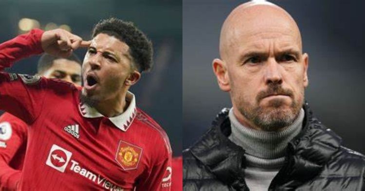 Jadon Sancho And Erik ten Hag