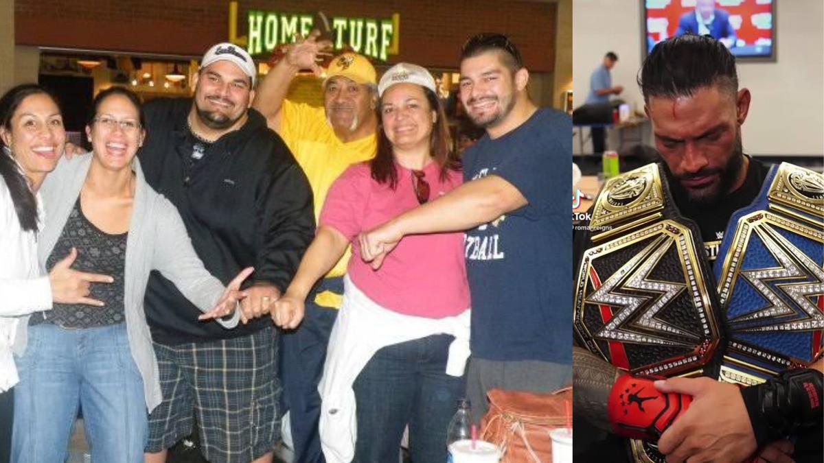 Roman Reigns with his family 