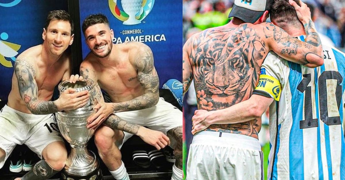 The bromance between Lionel Messi and Rodrigo De Paul