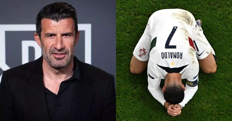 Report on Luis Figo as he shared his opinion on controversial decision to bench Cristiano Ronaldo in the Quarterfinals of 2022 World Cup.