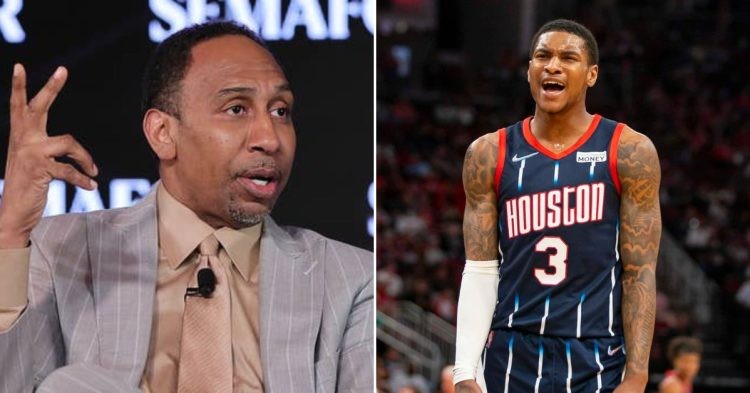 Stephen A. Smith and Kevin Porter Jr. (Credits - Complex and Houston Chronicle)