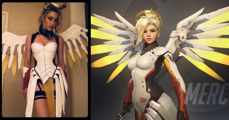Elon Musk Confirms Amber Heard Cosplayed as Mercy From Overwatch