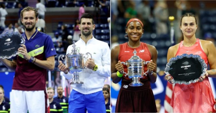 US Open 2023 singles finalist in men and women