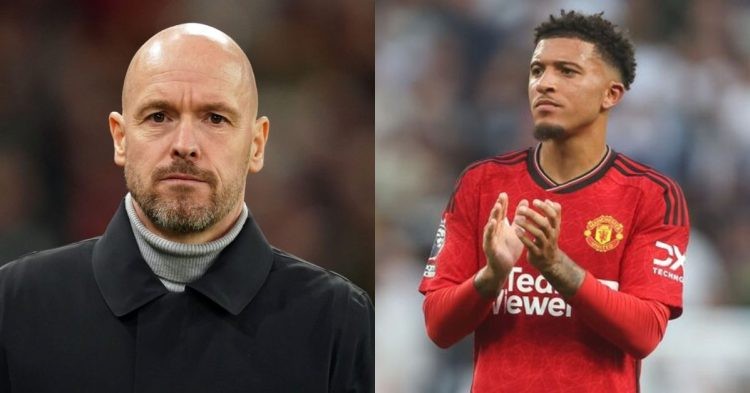 Report on Jadon Sancho as the English winger is backing down to Erik ten Hag after being dropped from the squad of Manchester United.