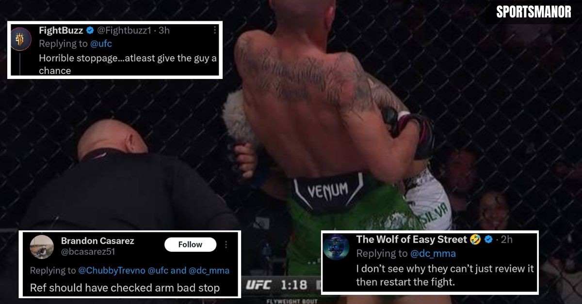 Fans react to controversial end to UFC match