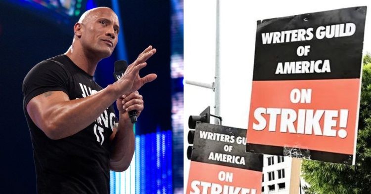 The Rock and The Writers Strike