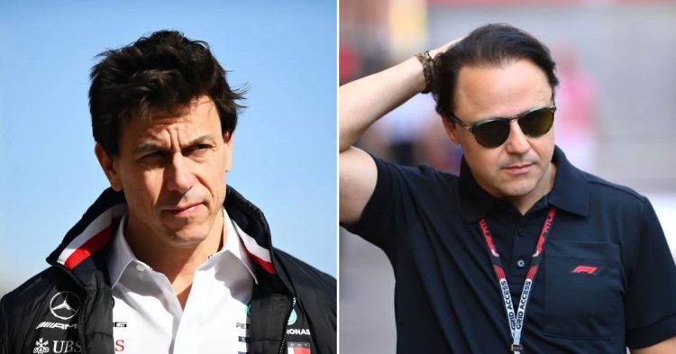 Toto Wolff is closely watching Felipe Massa as he goes after the 2008 Championship. (Credits - Business Insider, Times LIVE)