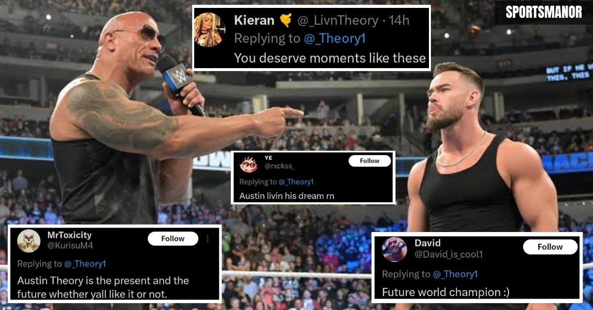 Fans hail Austin Theory for The Rock segment