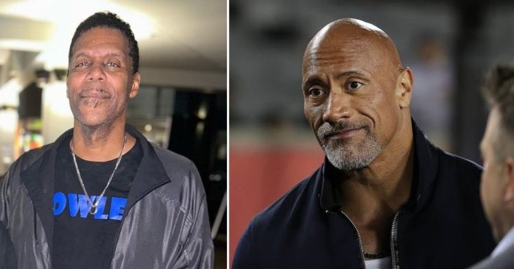 Curtis Bowels (left) and Dwayne Johnson (right)