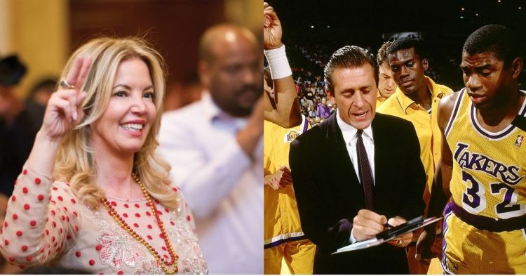 Jeanie Buss and Pat Riley