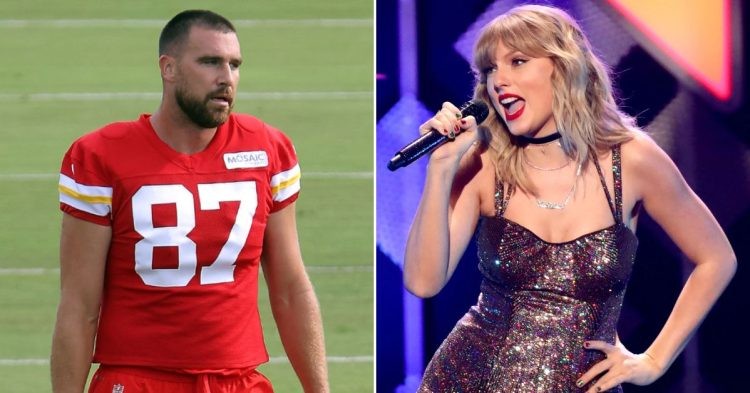 Travis Kelce and Taylor Swift (Credit: People)