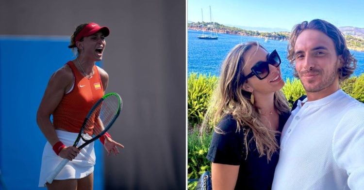 Paula Badosa with Stefanos Tsitsipas. (Credits- ITF, X)