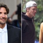 Bradley Cooper, and Tom Brady with Irina Shayk (Credit: Daily Mail)