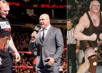 Kurt Angle believed Brock Lesnar could compete in Olympics