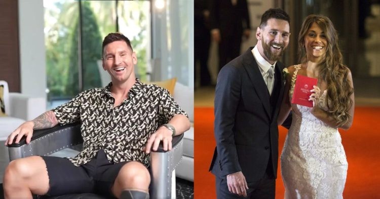 Lionel Messi reacts to journalist's bizarre question about his wife Antonella Roccuzzo