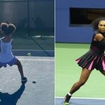 Olympia Ohanian and Serena Williams