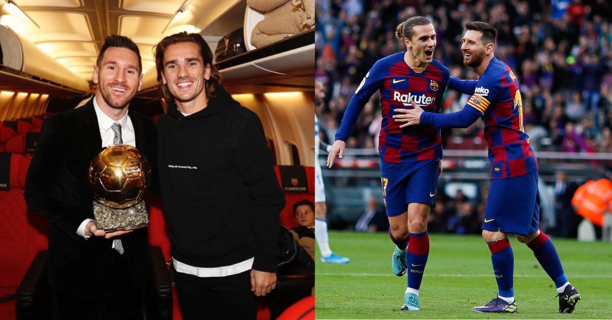 Lionel Messi and Antoine Griezmann played together at FC Barcelona