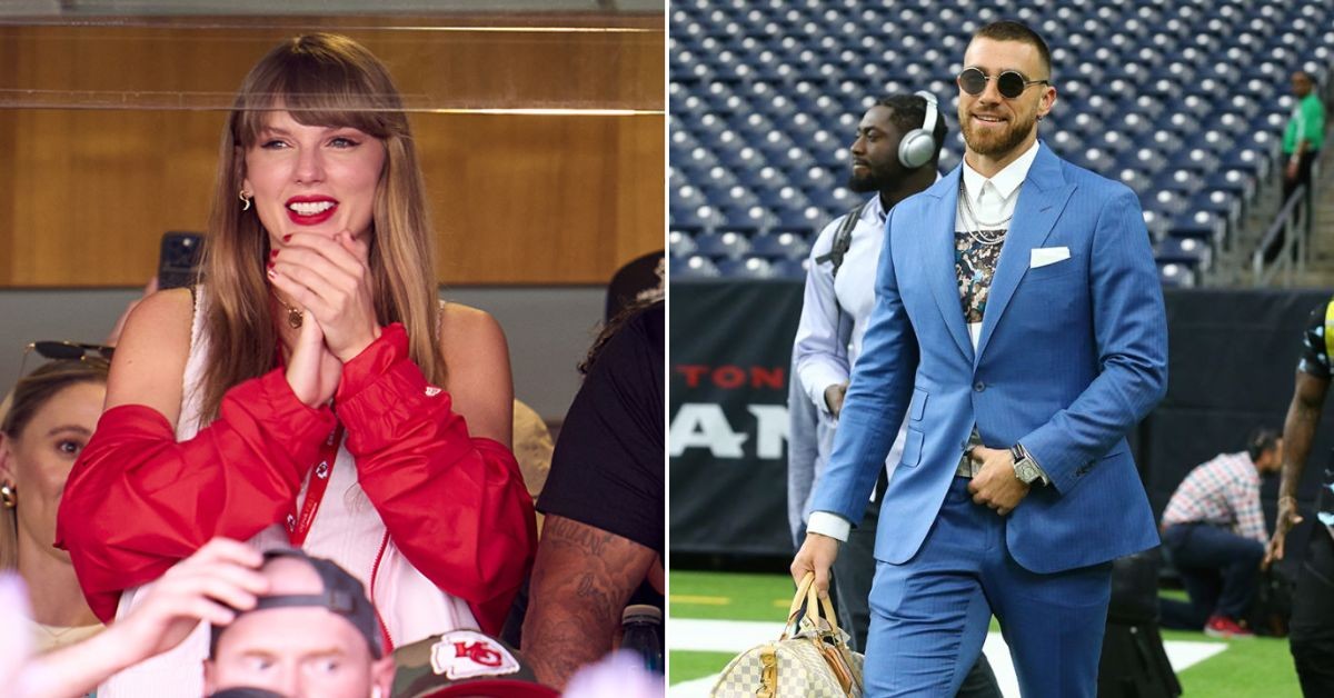 Swift and Kelce (Credit: People)