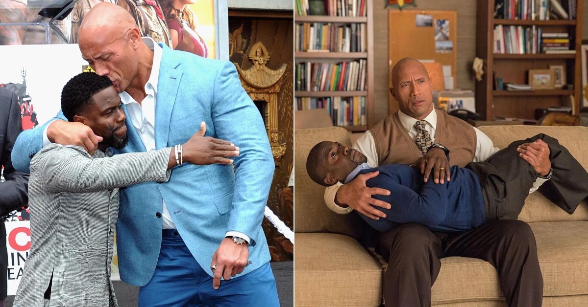Dwayne The Rock Johnson with Kevin Hart