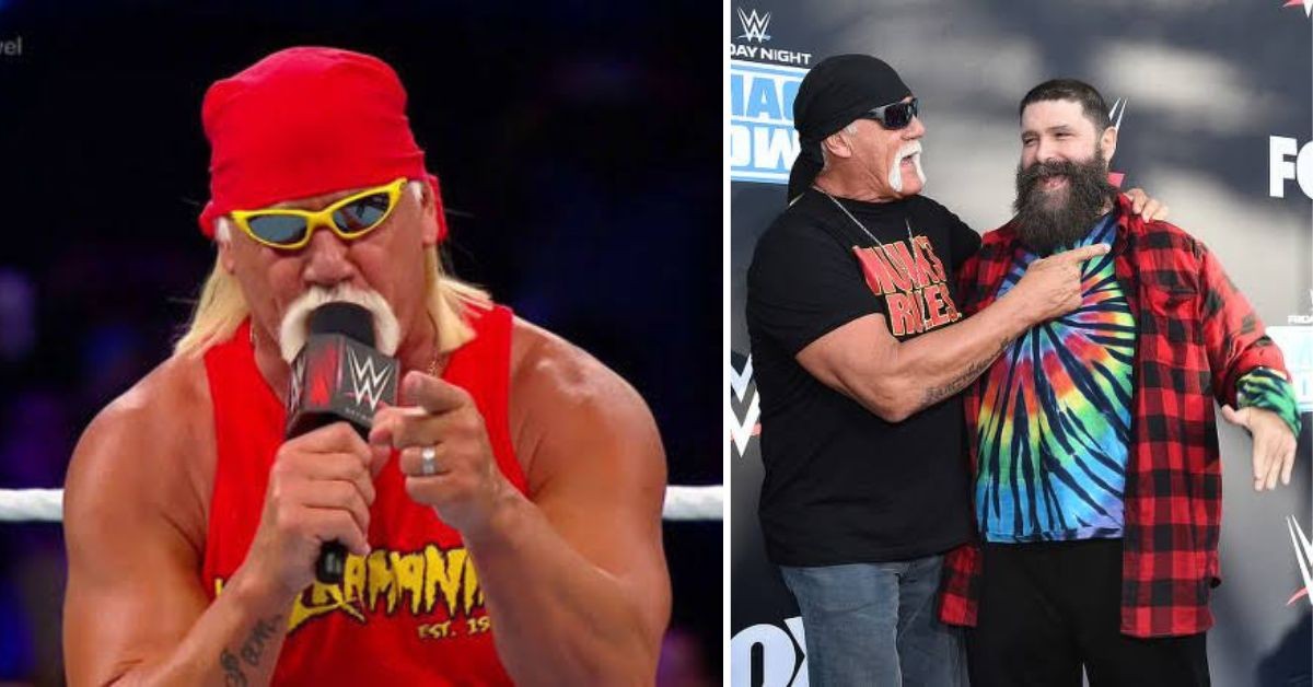 Hulk Hogan and Mick Foley