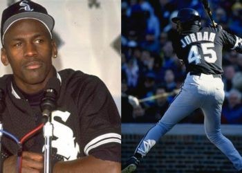Micheal Jordan with White Sox
