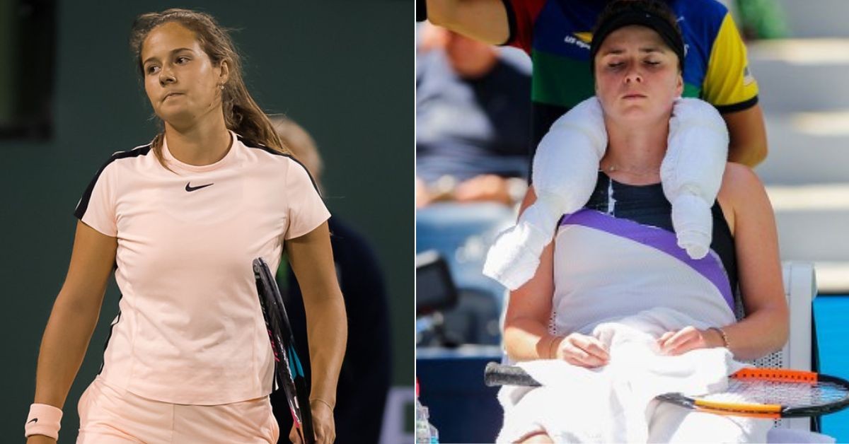 Daria Kasatkina, Player suffering from extreme weather conditions