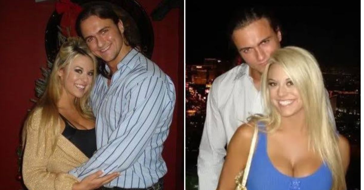 Drew McIntyre with his ex-wife Taryn Terell