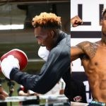 Jermell Charlo and his trainer