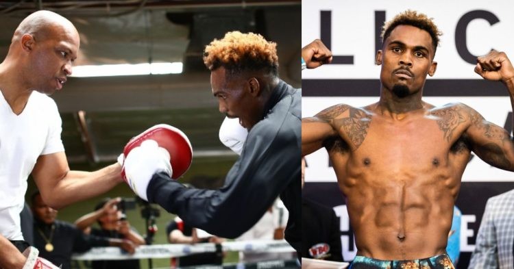 Jermell Charlo and his trainer