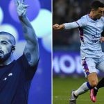 Drake snugs Messi over Cristiano Ronaldo (Credits: The Guardian and X)