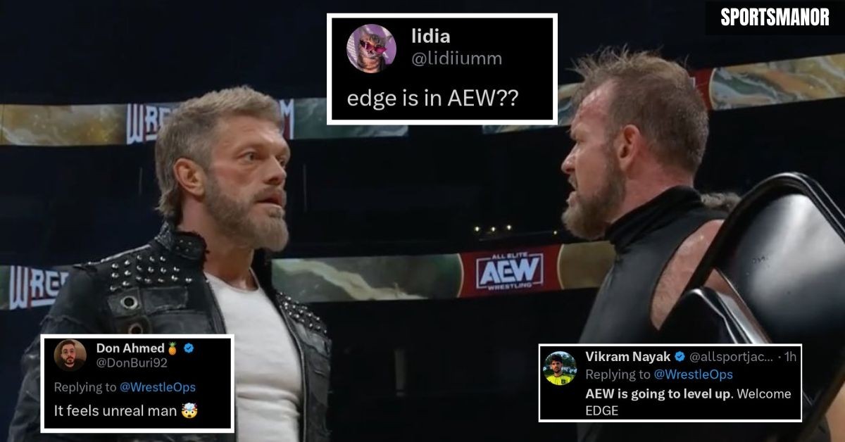 Fans react to Edge debuting in AEW