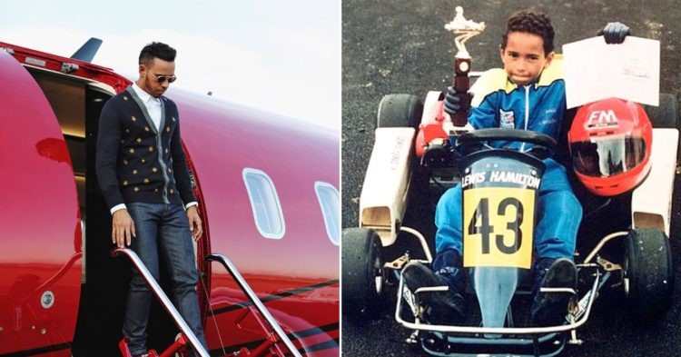 Was Lewis Hamilton rich growing up (Credits - Facebook, The Sun)