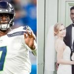 Geno Smith with wife Haley Eastham (Credit: People)