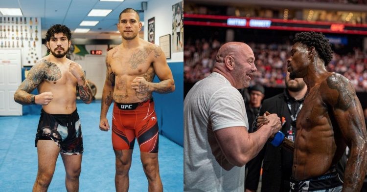 Dillon Danis and Kevin Holland (Image Source X)