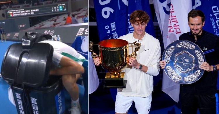 Jannik Sinner overcame his health hazards and beat Daniil Medvedev at China Open