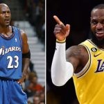 Michael Jordan for the Washigton Wizards and LeBron James for the Los Angeles Lakers (Credit- Getty images and USA TODAY Sports)