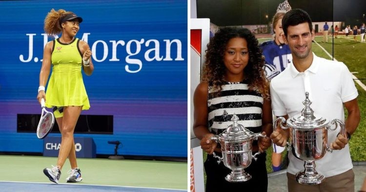 Naomi Osaka and Novak Djokovic (Credits- Michelle V. Agins/The New York Times, X)