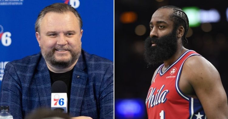 Daryl Morey and James Harden (Credits - Liberty Ballers and X)