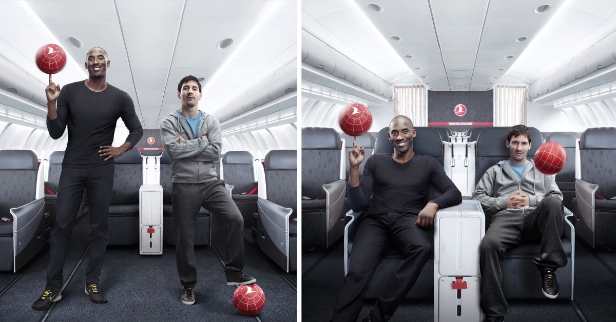 Lionel Messi and Kobe Bryant were part of a commercial for Turkish Airlines